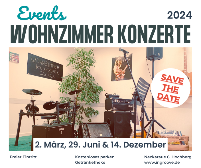 Remseck Wohnzimmerkonzert 2024 IN GROOVE school of Music