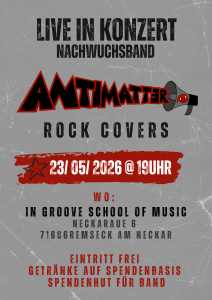 23.5.26 antimatter wohnzimmer konzert in groove remseck Nachwuchsband